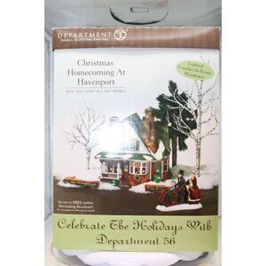Dept 56 New England Village - Christmas Homecoming at Havenport (see desc)